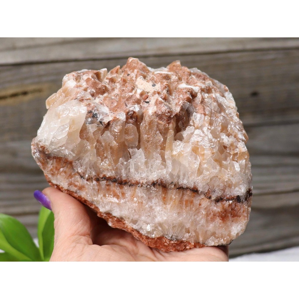 Red Banded Calcite Specimen
